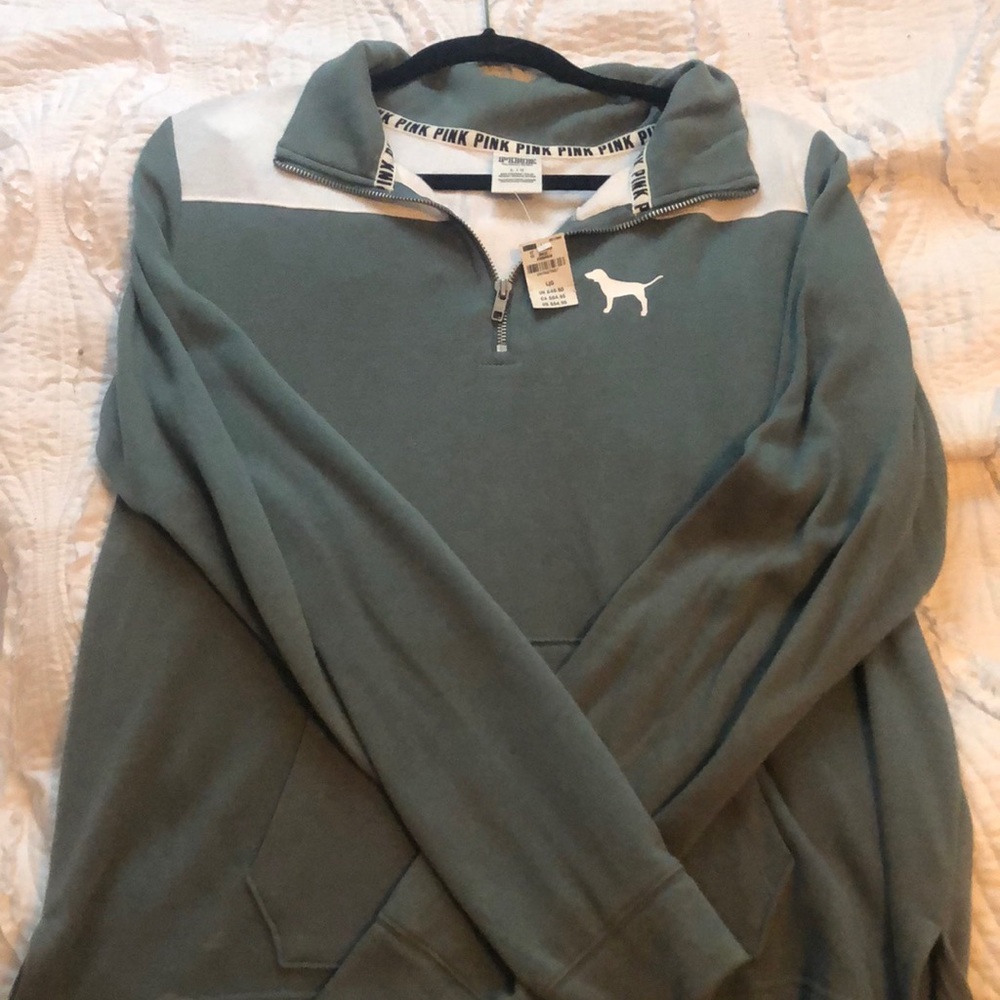NEW PINK 1/4 zip